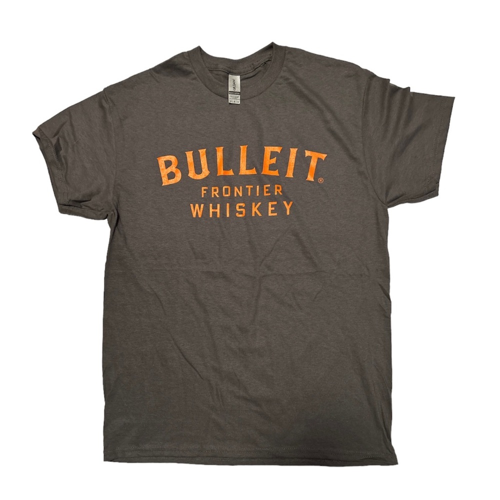 Bulleit Frontier Whiskey NWOT Mens Size: Medium Grey Cotton Collectible T-Shirt